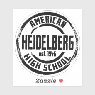 Heidelberg American High School Vinyldekal Klistermärken