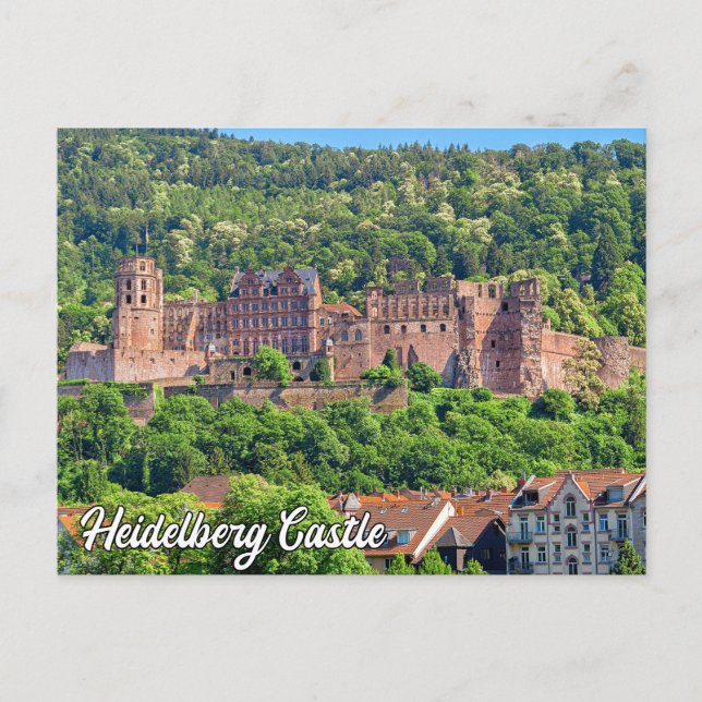 Heidelberg Castle, Tyskland Vykort (Framsida)
