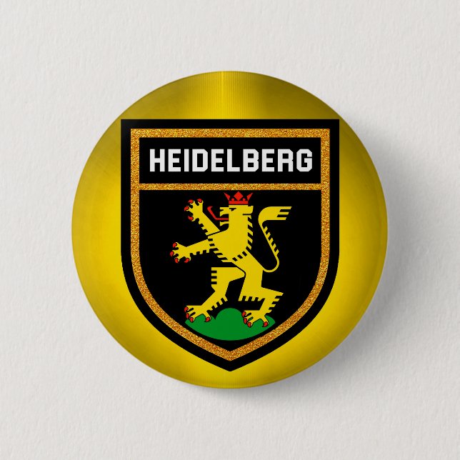 Heidelberg Flagga Knapp (Framsida)