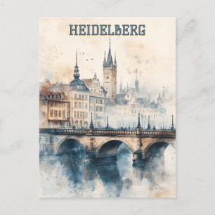 Heidelberg German Travel Vykort