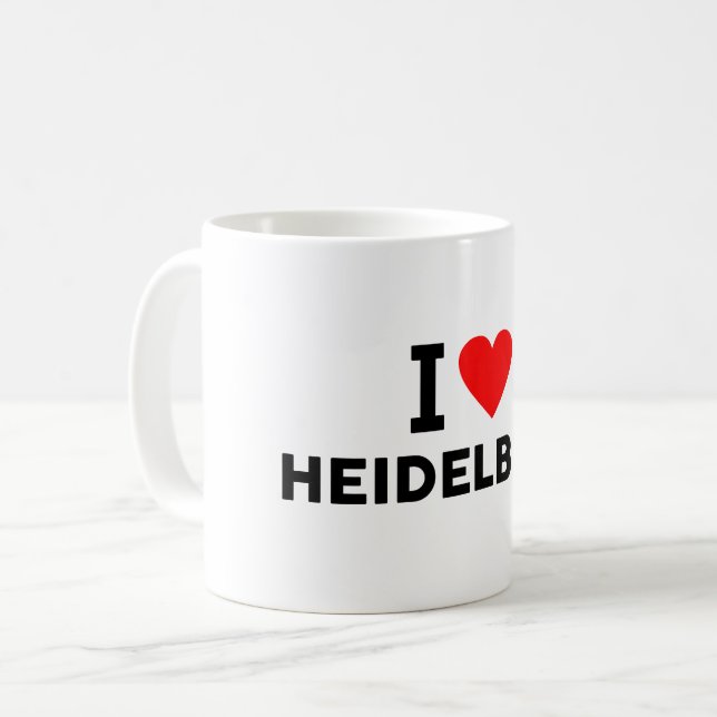 Heidelberg Germany Kaffemugg (Framsida vänster)