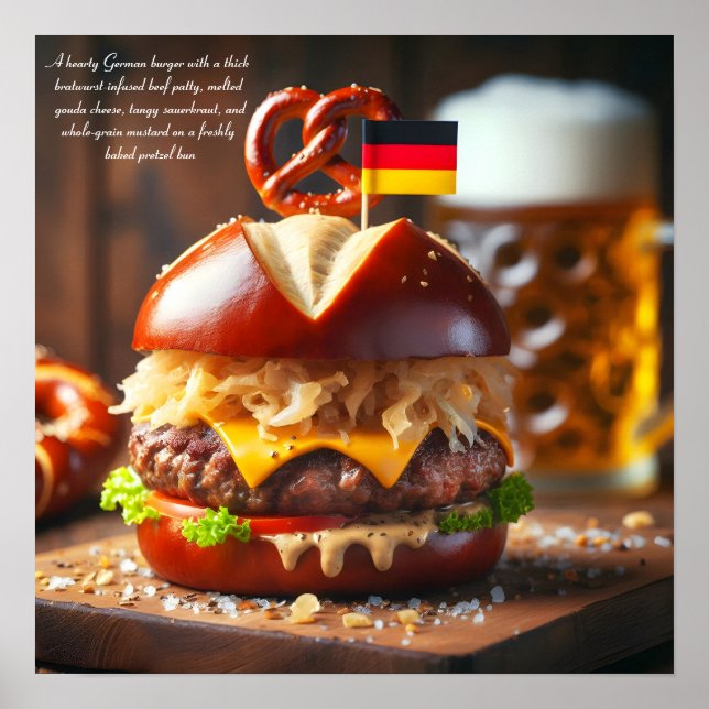 Heidelberg Haus Burger Delight Poster (Framsidan)