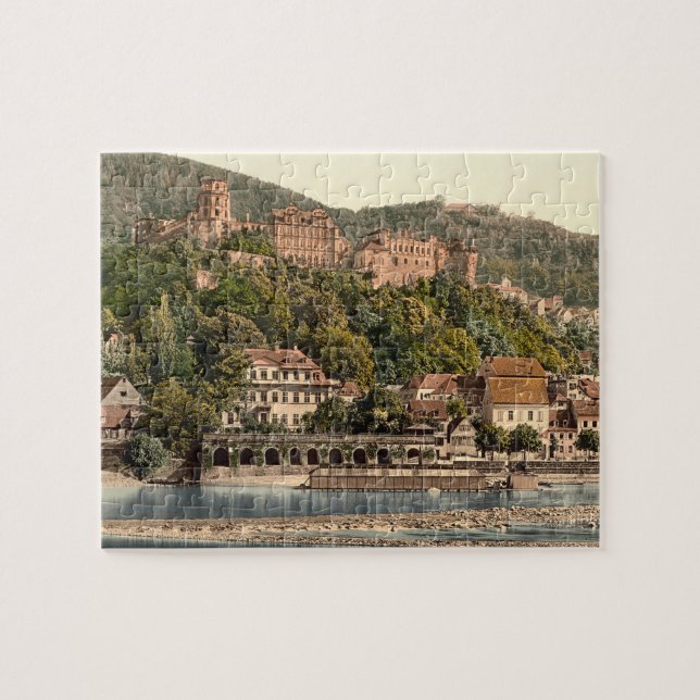 Heidelberg II, Baden-Württemberg, Tyskland Pussel (Horisontell)