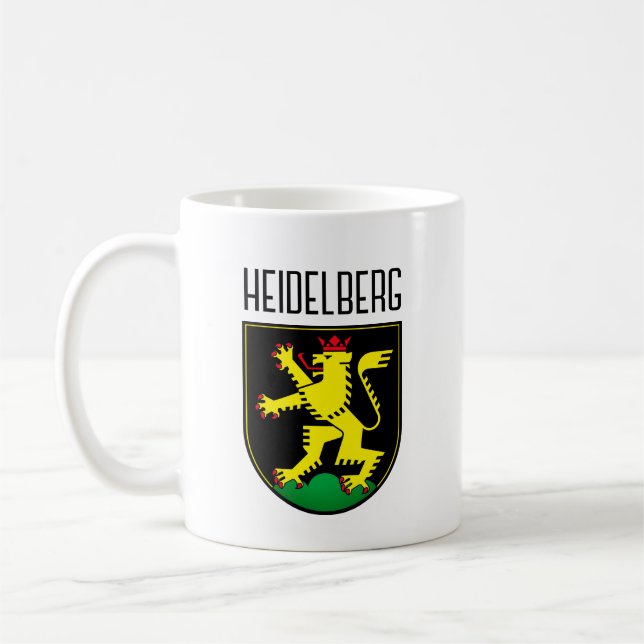 Heidelberg jackar om arm - TYSKLAND Kaffemugg (Vänster)