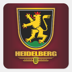 "Heidelberg" klistermärkear Fyrkantigt Klistermärke