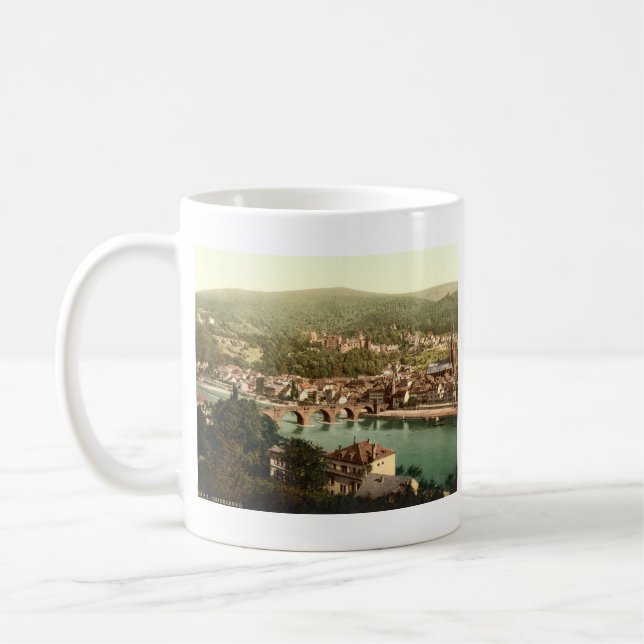 Heidelberg mig, Baden-Württemberg, Tyskland Kaffemugg (Vänster)