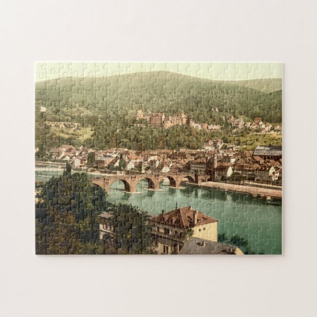 Heidelberg mig, Baden-Württemberg, Tyskland Pussel (Horisontell)