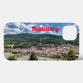 Heidelberg Neckar Panorama Tyskland