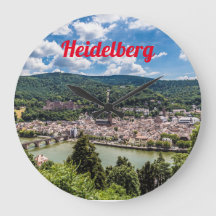 Heidelberg Neckar Panorama Tyskland