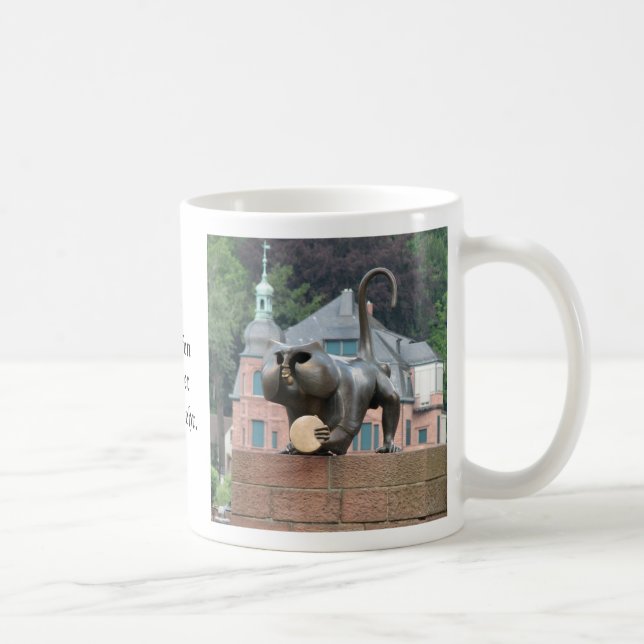Heidelberg överbryggar apakaffemuggen kaffemugg (Höger)