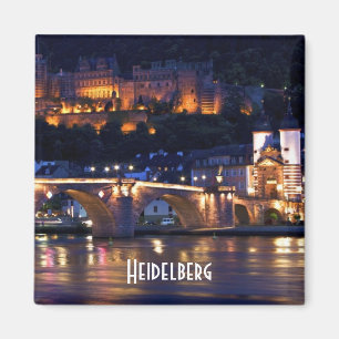 Heidelberg på nattmagneten magnet