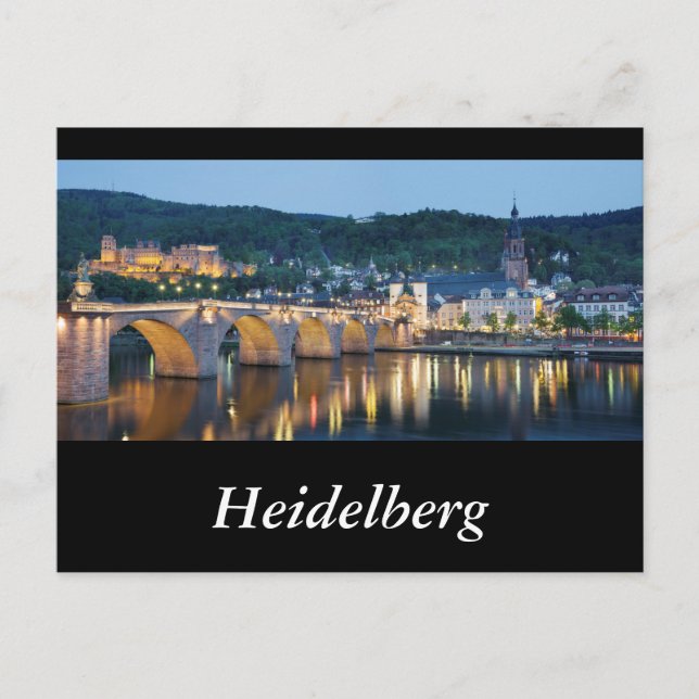 Heidelberg Panorama Vykort (Framsida)