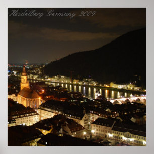 Heidelberg Tyskland 2009 Poster