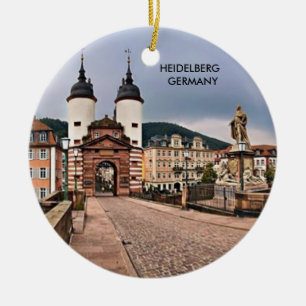 HEIDELBERG TYSKLAND JULGRANSPRYDNAD KERAMIK
