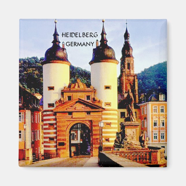 HEIDELBERG, TYSKLAND MAGNET (Framsidan)