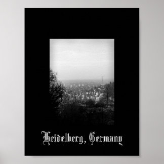 Heidelberg, Tyskland Poster