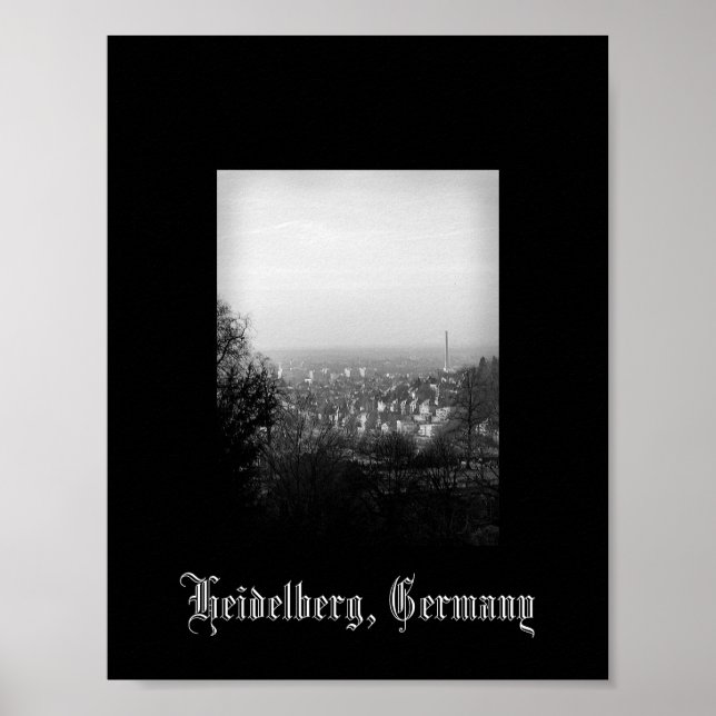 Heidelberg, Tyskland Poster (Framsidan)