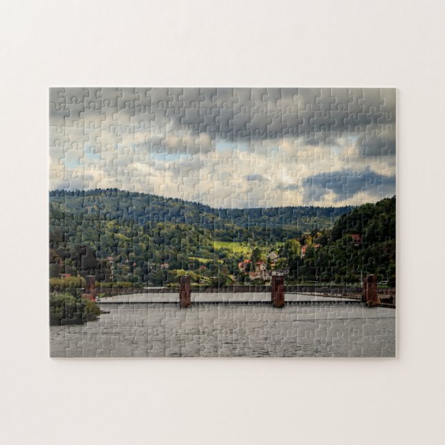 Heidelberg Tyskland. Pussel (Horisontell)