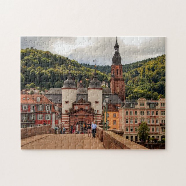 Heidelberg Tyskland. Pussel (Horisontell)