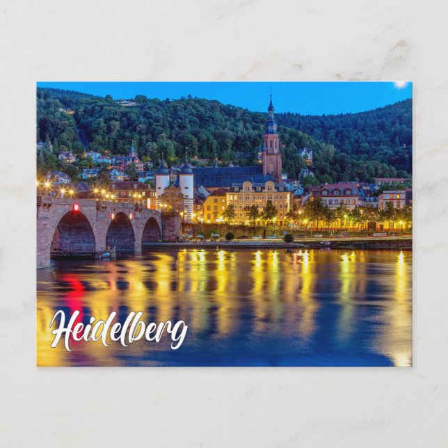 Heidelberg, Tyskland Vykort (Framsida)