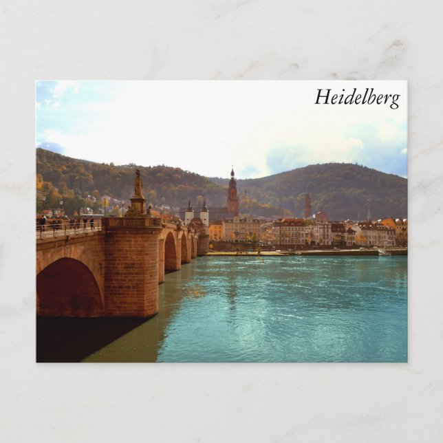 Heidelberg, Tyskland Vykort (Framsida)