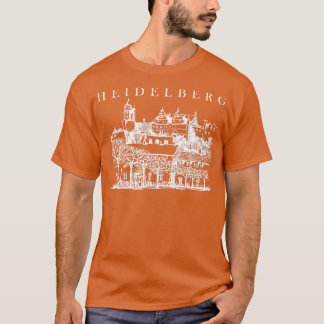 Heidelberg Tysklanda resande Heidelberg Travel Ger T Shirt
