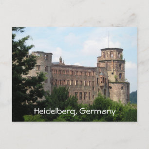 Heidelberg Tysklant slott anpassade vykort