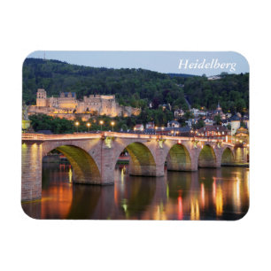 Heidelberg vid afton tänder magnet