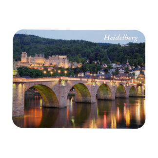 Heidelberg vid kvällsljus magnet