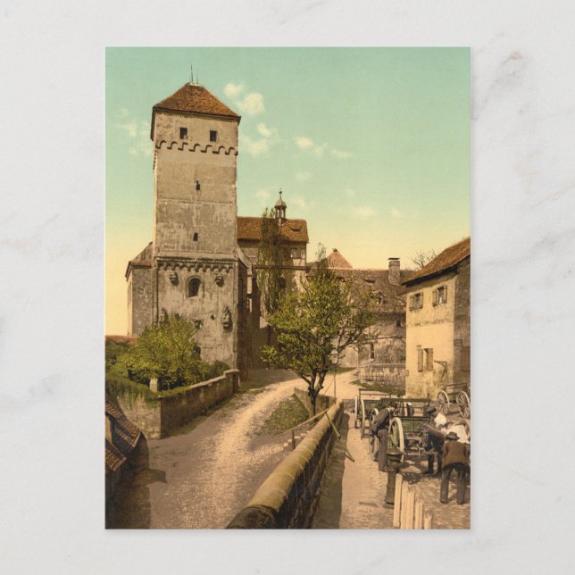 Heidenturm, Nürnberg, Bayern, Tyskland Vykort (Framsida)