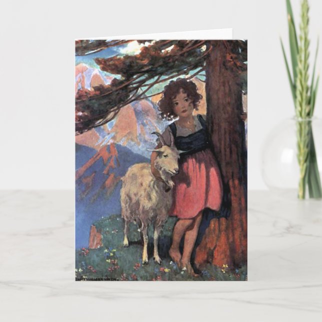 Heidi av Jessie Wilcox Smith Kort (Framsida)