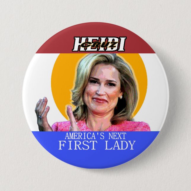 Heidi Cruz för den första damen Knapp (Framsida)