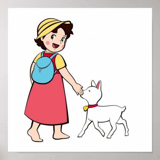 Heidi och litle-get poster (Framsidan)