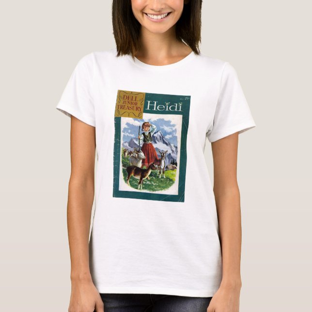 Heidi - Retro-Tecknader - Fantasy - Retro-Tecknade T Shirt (Framsida)