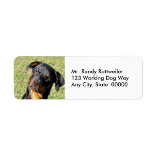 Heidi Rottweiler Returetiketters Returadress Etikett