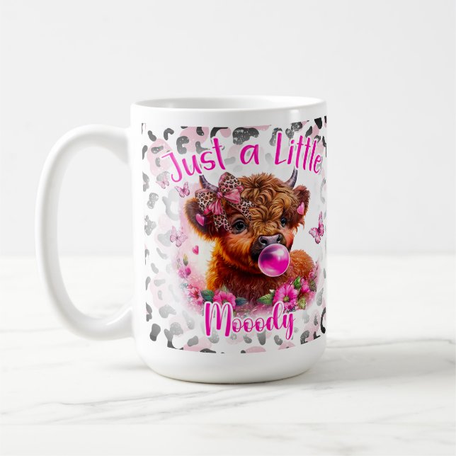 Heifer Cow Funny Coffee Gift Kaffemugg (Vänster)