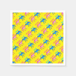 Heifer eller Bull Farm Stil Gender Reveal Pappersservett