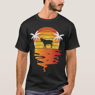 Heifer shirt 70s vintage retro sunset Cows friends T Shirt