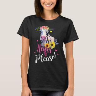 Heifer, snälla Farmer Gift Cow Älskare Gift Womens T Shirt