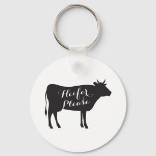 Heifer, snälla Nyckelring