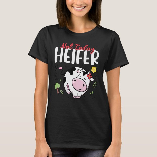 Heifer Women Flicka Kids Småbarn klippte inte ut T Shirt (Framsida)