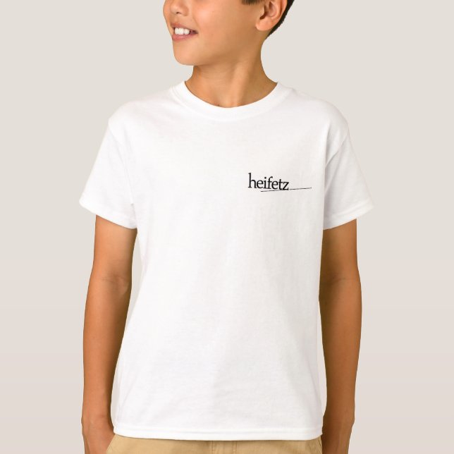 Heifetz Institute T-Shirt - Ungdom (Framsida)