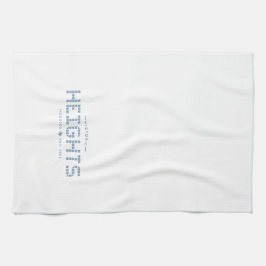 Heights Tile, Blue Tile, Houston Heights Kökshandduk