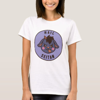 Heil Seitan Cute Funny Vegan Goat Shirt T