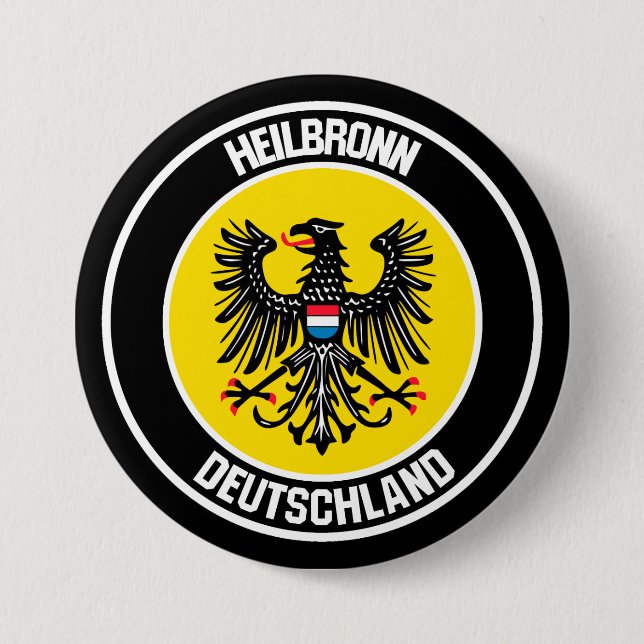 Heilbronn Round Emblem Knapp (Framsida)