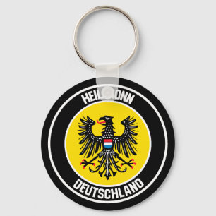 Heilbronn Round Emblem Nyckelring