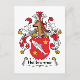 Heilbronner Family Crest Vykort