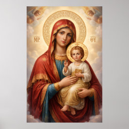 Heilige Mutter Gottes Göttliche Liebe & Schutz´10 Poster