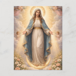 Heilige Mutter Gottes Göttliche Liebe & Schutz´11 Helg Vykort