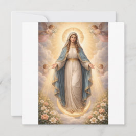 Heilige Mutter Gottes Göttliche Liebe & Schutz´11 Julkort